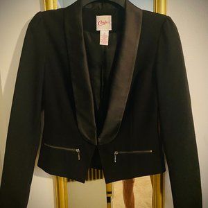 Candies Black Blazer with zippers